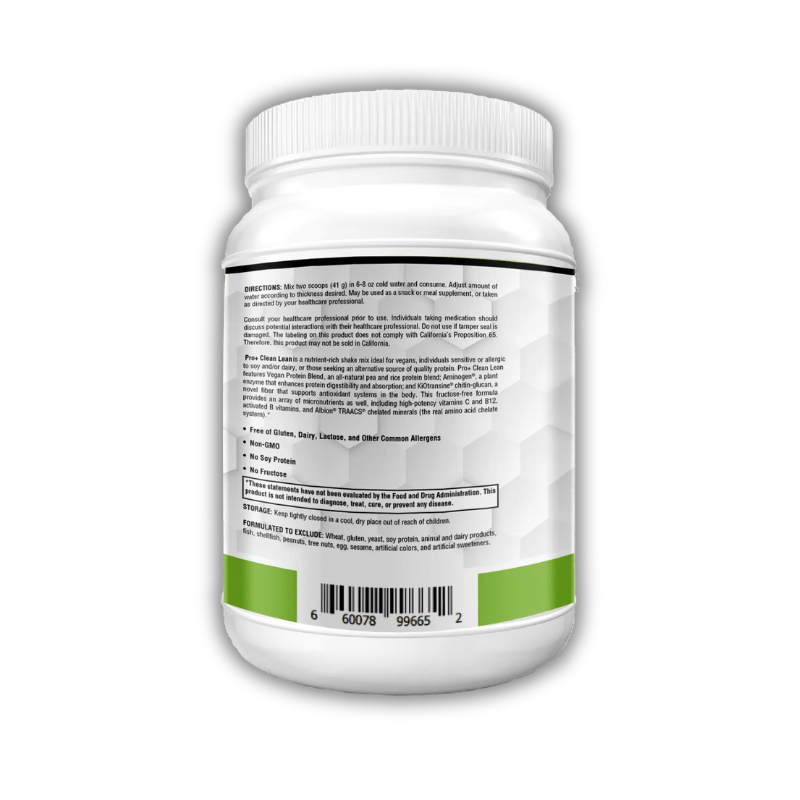 Clean Lean Shake – Dutch Chocolate – No Sugar Suggested Use