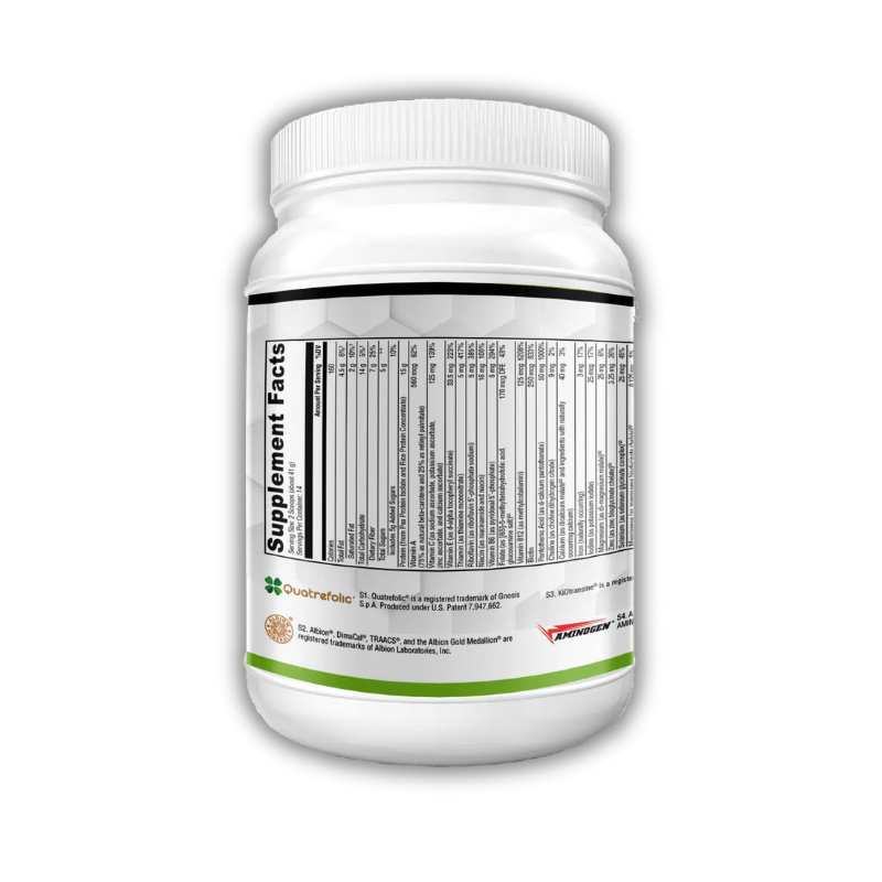 Clean Lean Shake – Dutch Chocolate – No Sugar Supplement Facts
