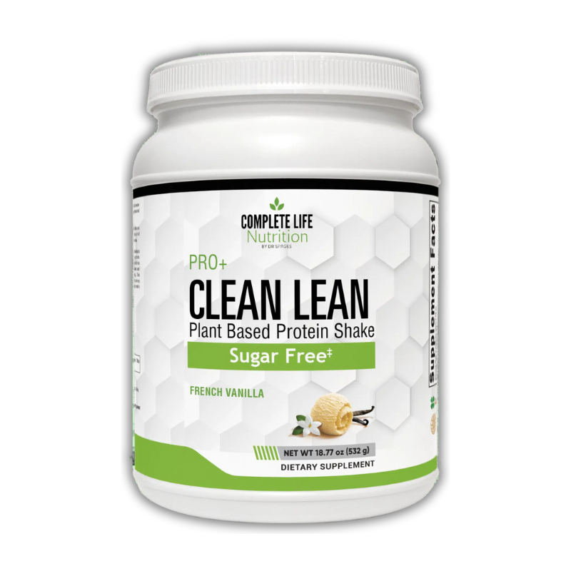 Clean Lean Shake – Vanilla – No Sugar Front