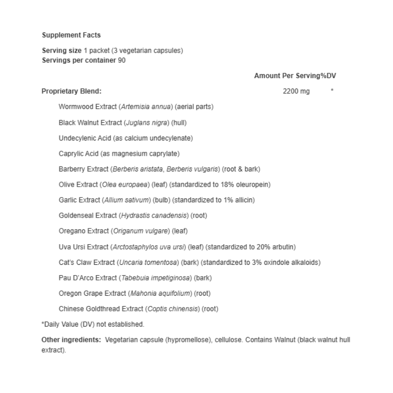 GI-Synergy Supplement Facts