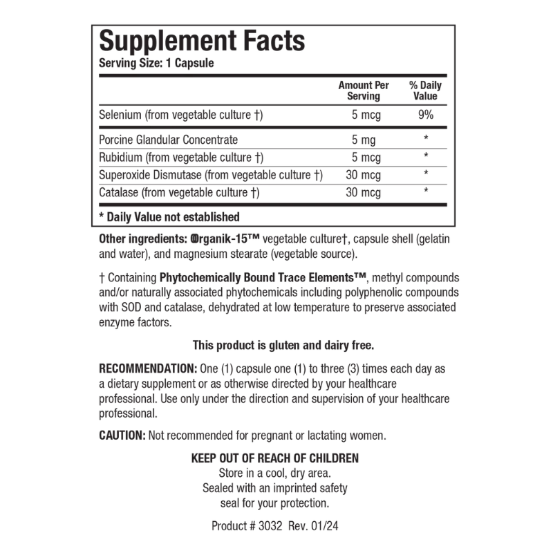 GTA Supplement Facts