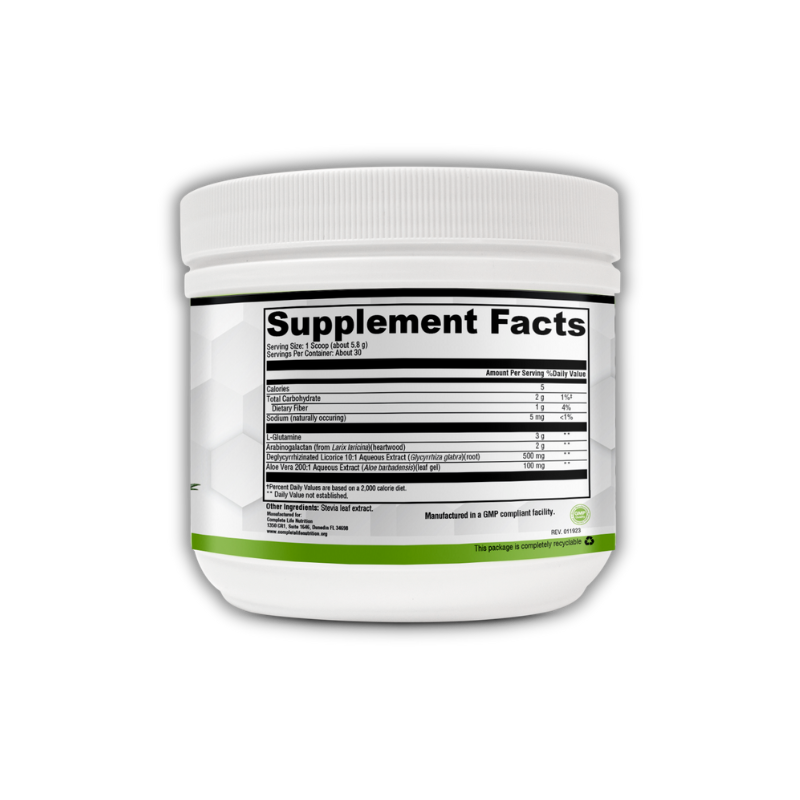 Leaky Gut Repair Supplement Supplement Facts