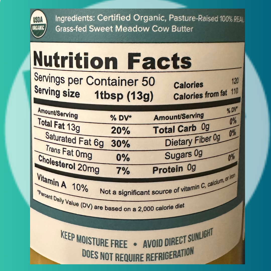 SCT OIL Supplement Facts
