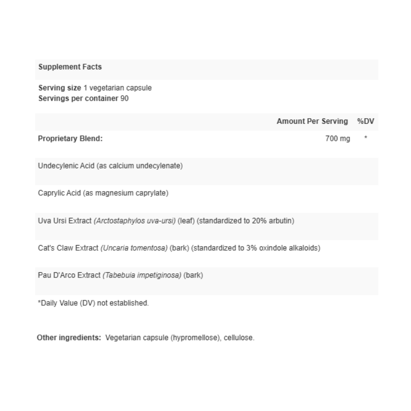 Yeastonil Supplement Facts
