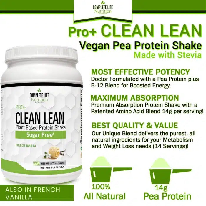 Clean Lean Shake – Vanilla – No Sugar